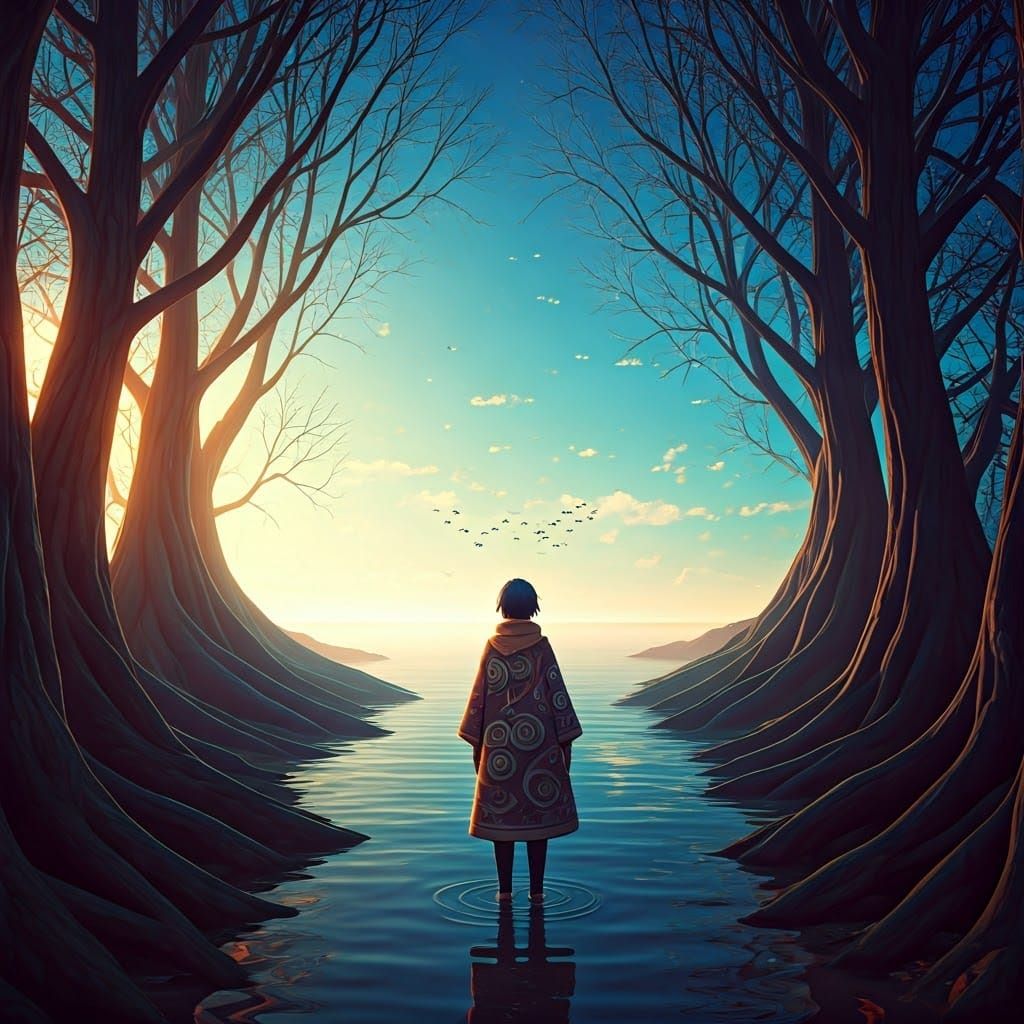 Serene Melancholy - Whispers of a Forgotten Lake