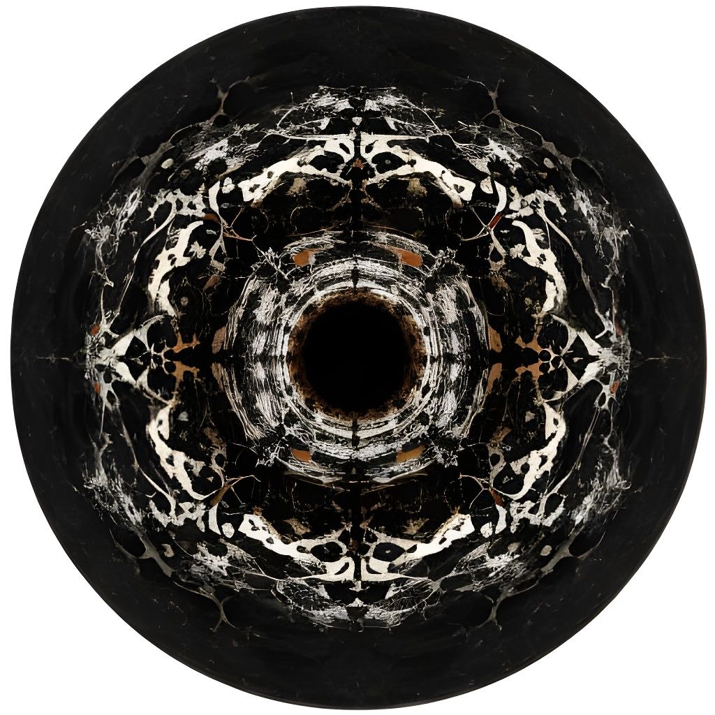 Abstract Eater in Vibrant Expressionist Style