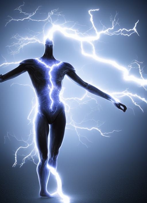 Humanoid Lightning Creature