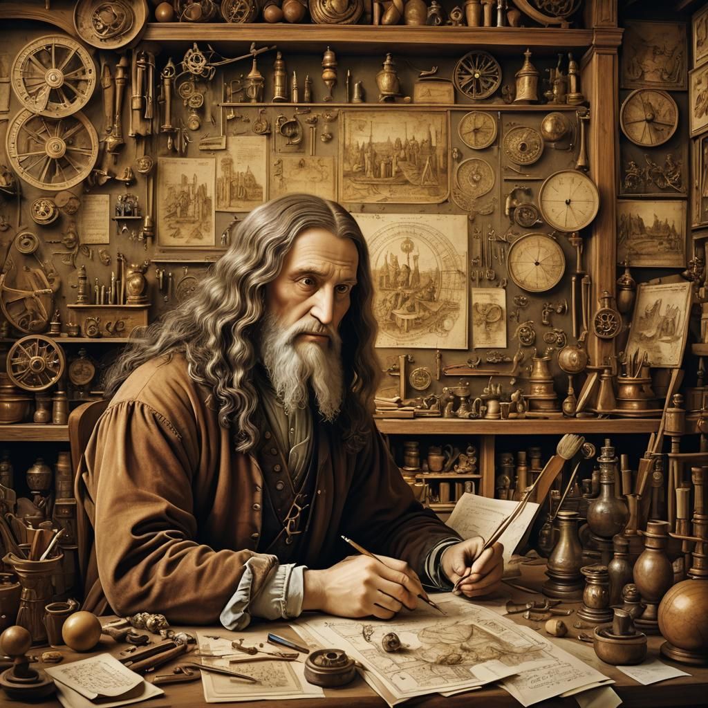 Leonardo da Vinci's Renaissance Workshop: Digital Art