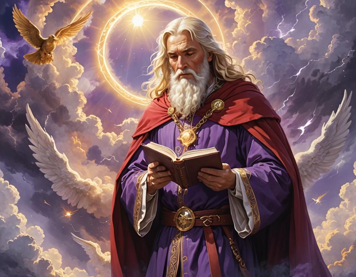 Archangel Reading Book in Divine Light