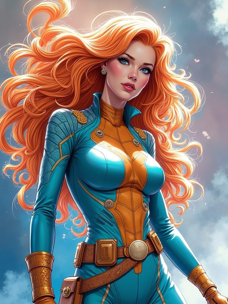 Futuristic Marvel Heroine Alice Wields Time Portal Power