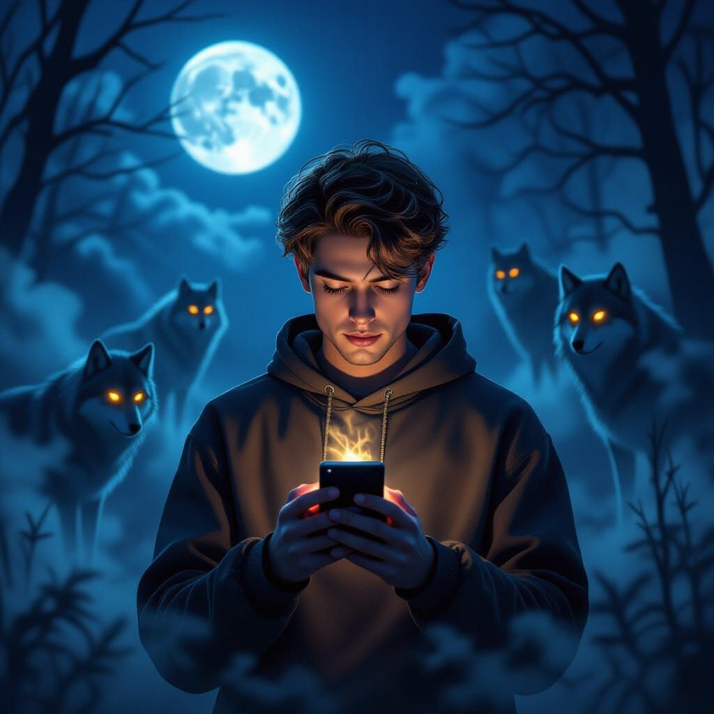 Man Taps Follow, Unleashing Shadow Wolves