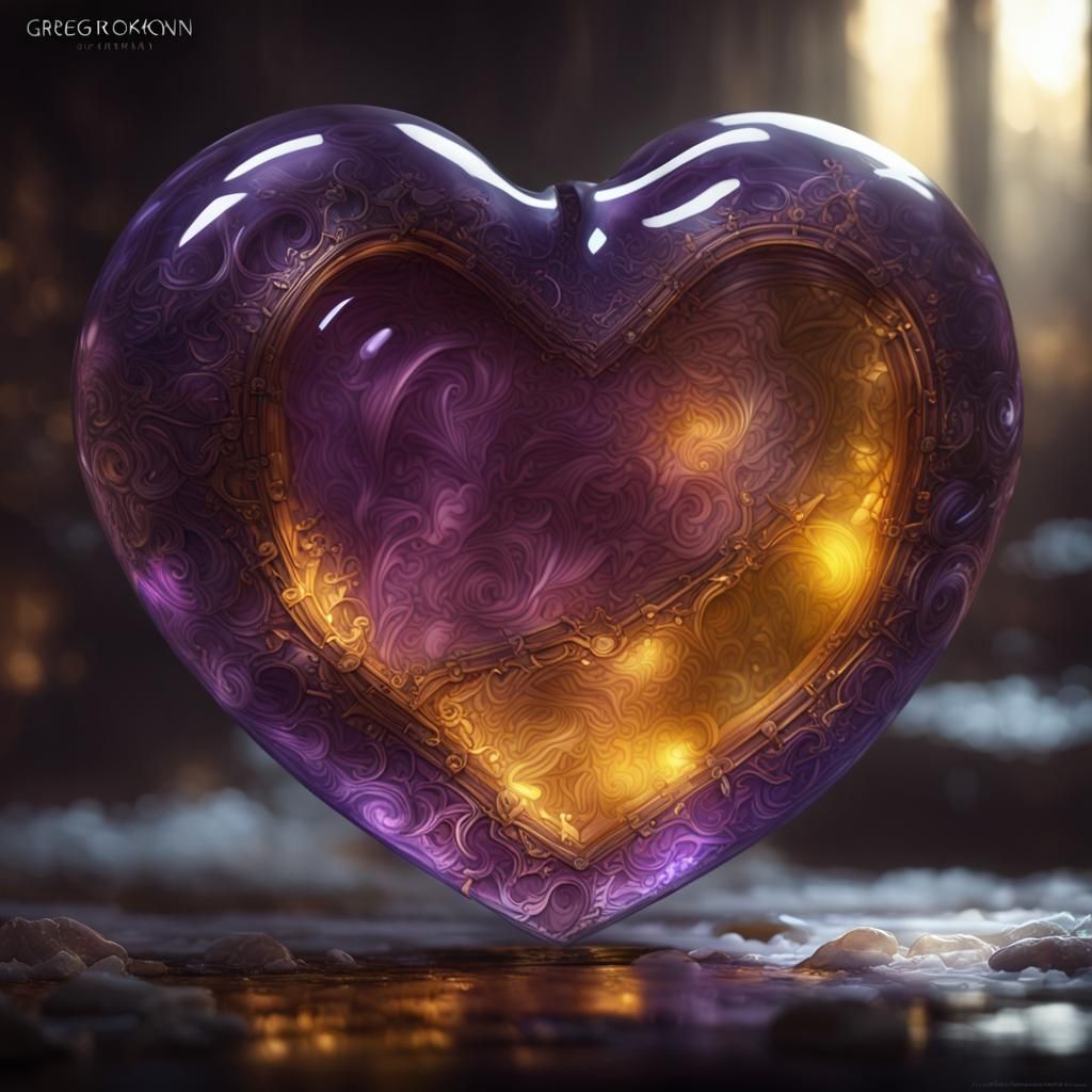 Broken Glass Heart: Dark Fantasy Concept Art