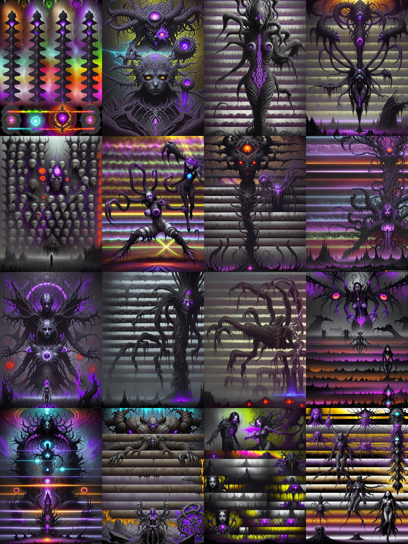 Dark Fantasy Concept Art: Goths and Gods Collide