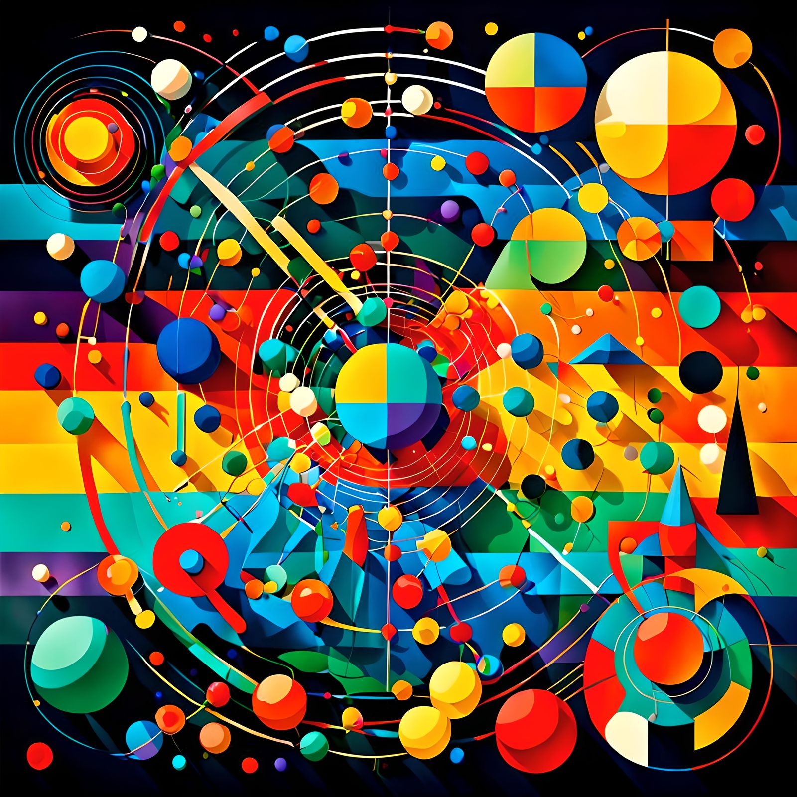 Colorful Abstract Entropy Visualized