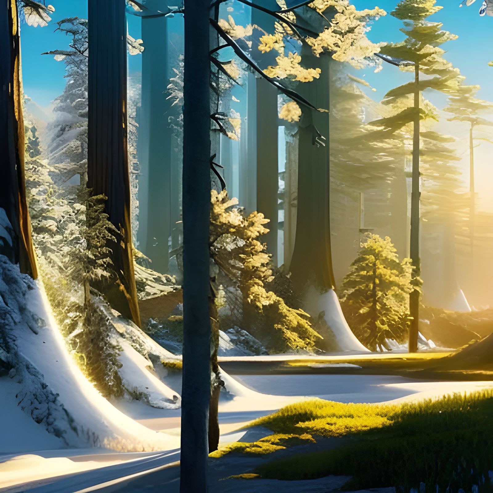 Winter Melts to Spring: Anime Key Visual