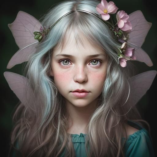 Beautiful Fairies Portrait in Professional Photography Style