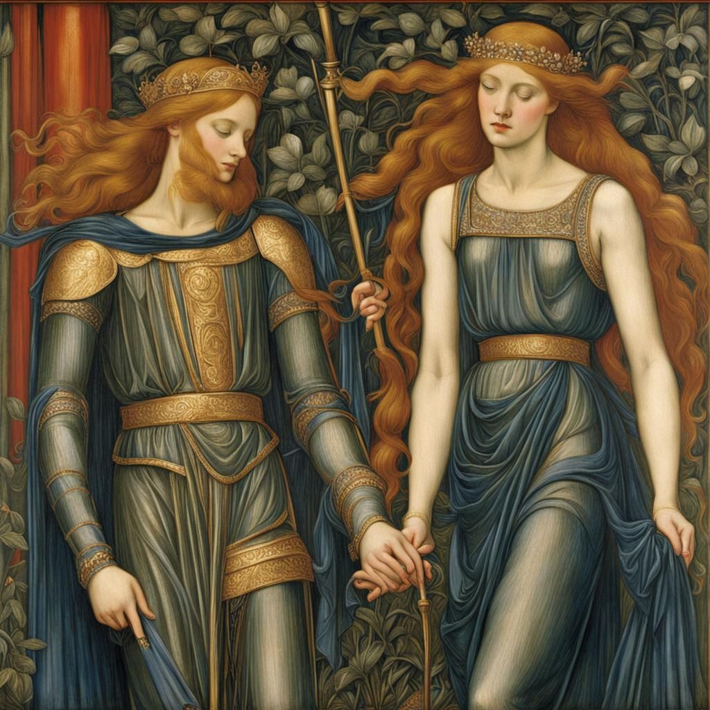 King Cophetua and the Beggar Maid Detail