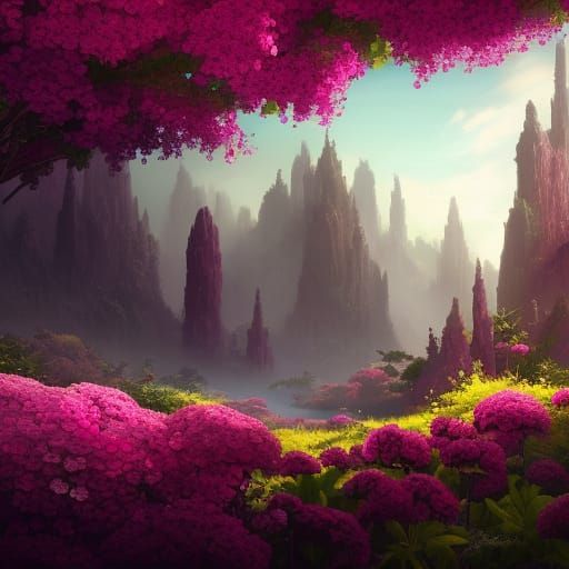 Flowers in the Attic: Detailed Matte Painting