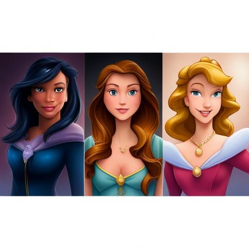 Classic Disney Princess Illustration
