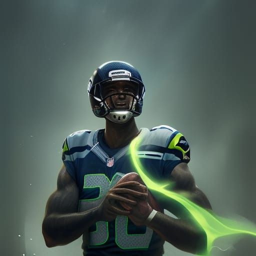 Dark Fantasy Seattle Seahawks Concept Art