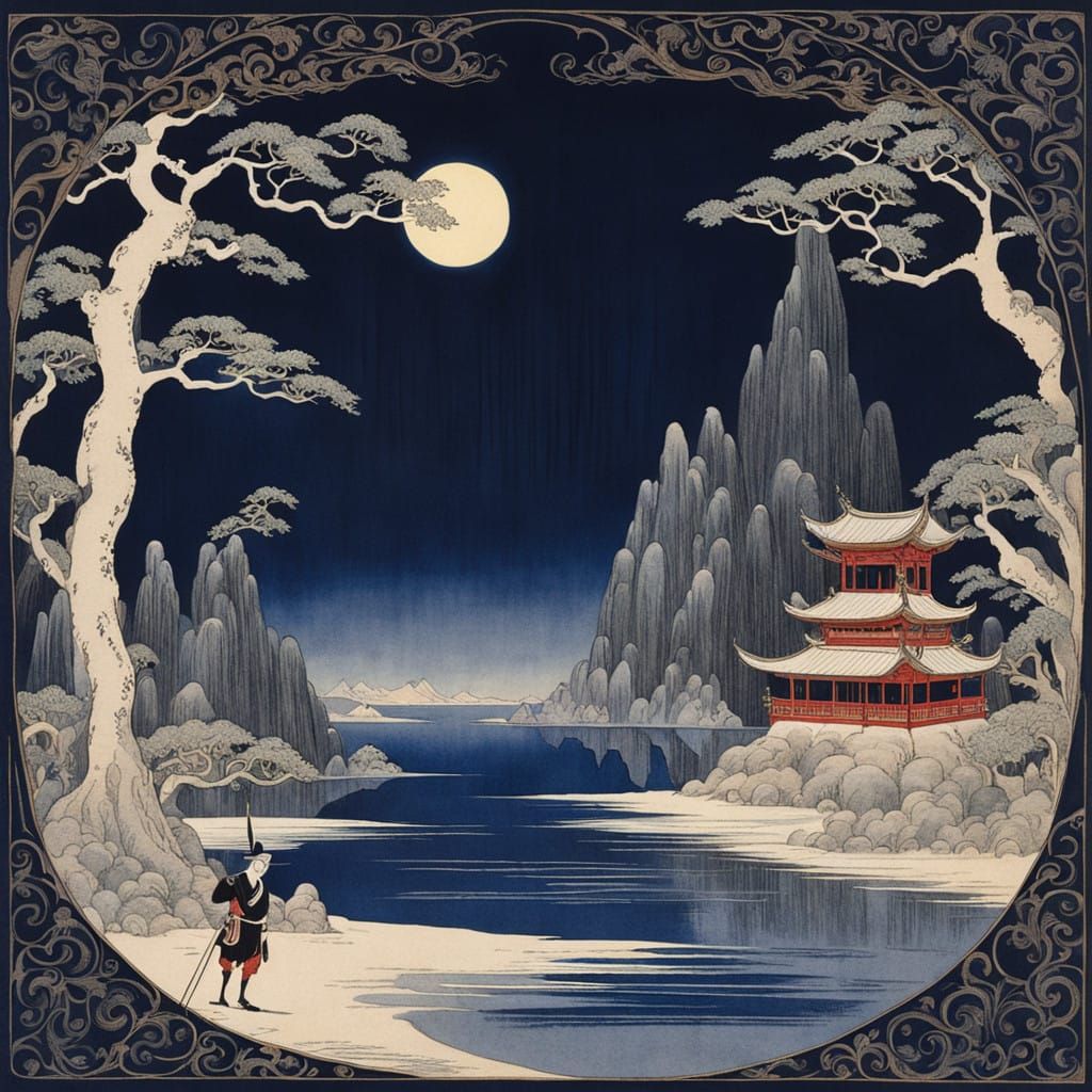 Ethereal Japanese Shadow Puppet Theatre