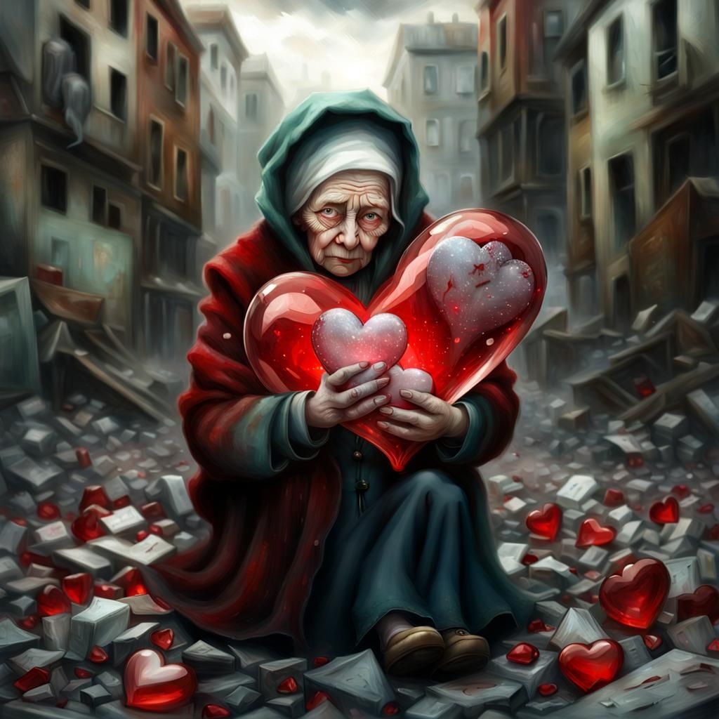 Shattered Heart: An Abandoned Cityscape