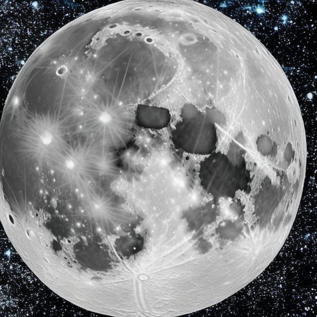 AI Generated Image of the Moon