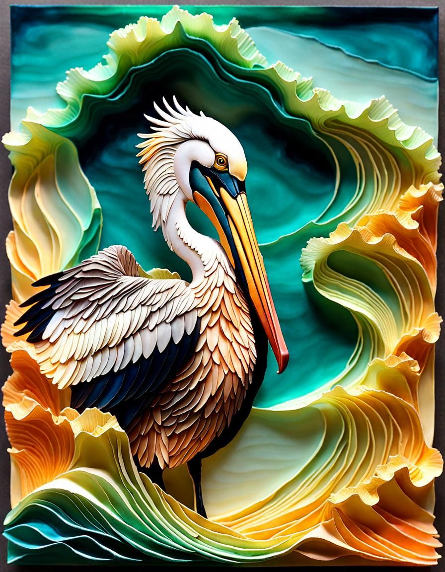 Texture Play Pelican