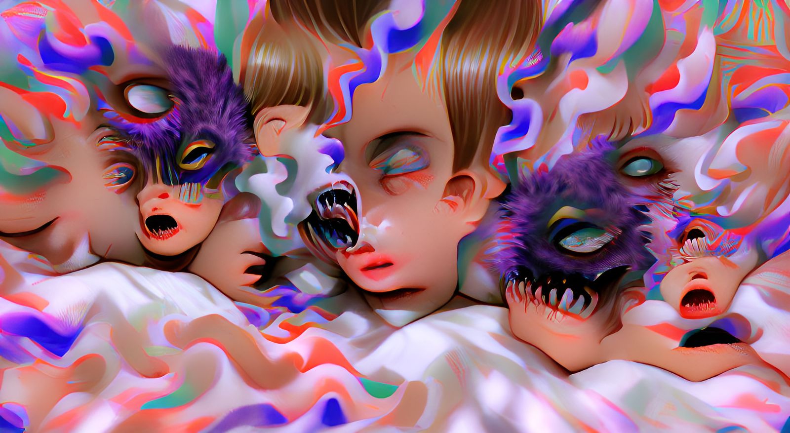 Surreal Image of a Fever Dream