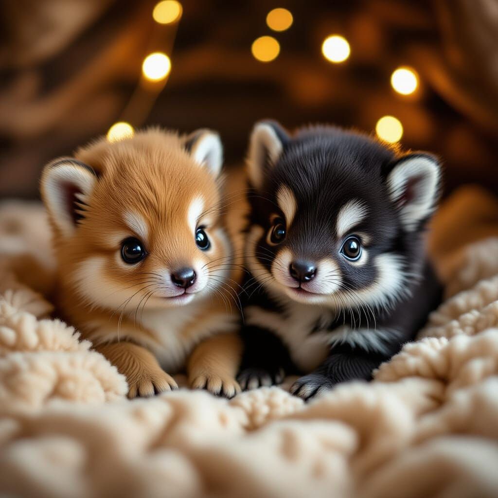 Adorable Baby Animals in Hyperrealistic Wildlife Photography...