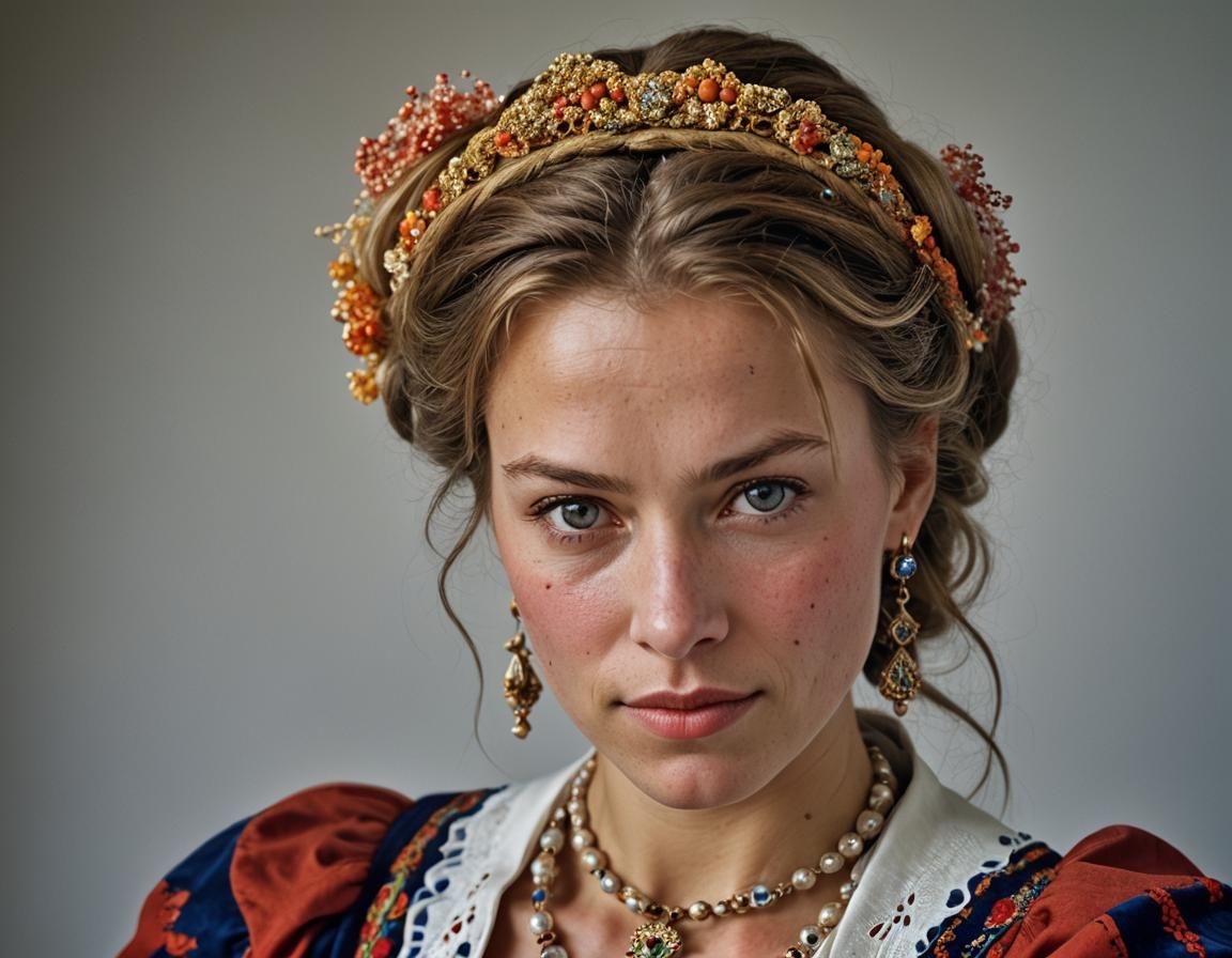 Dancing Dutch Girl Portrait in Amsterdam