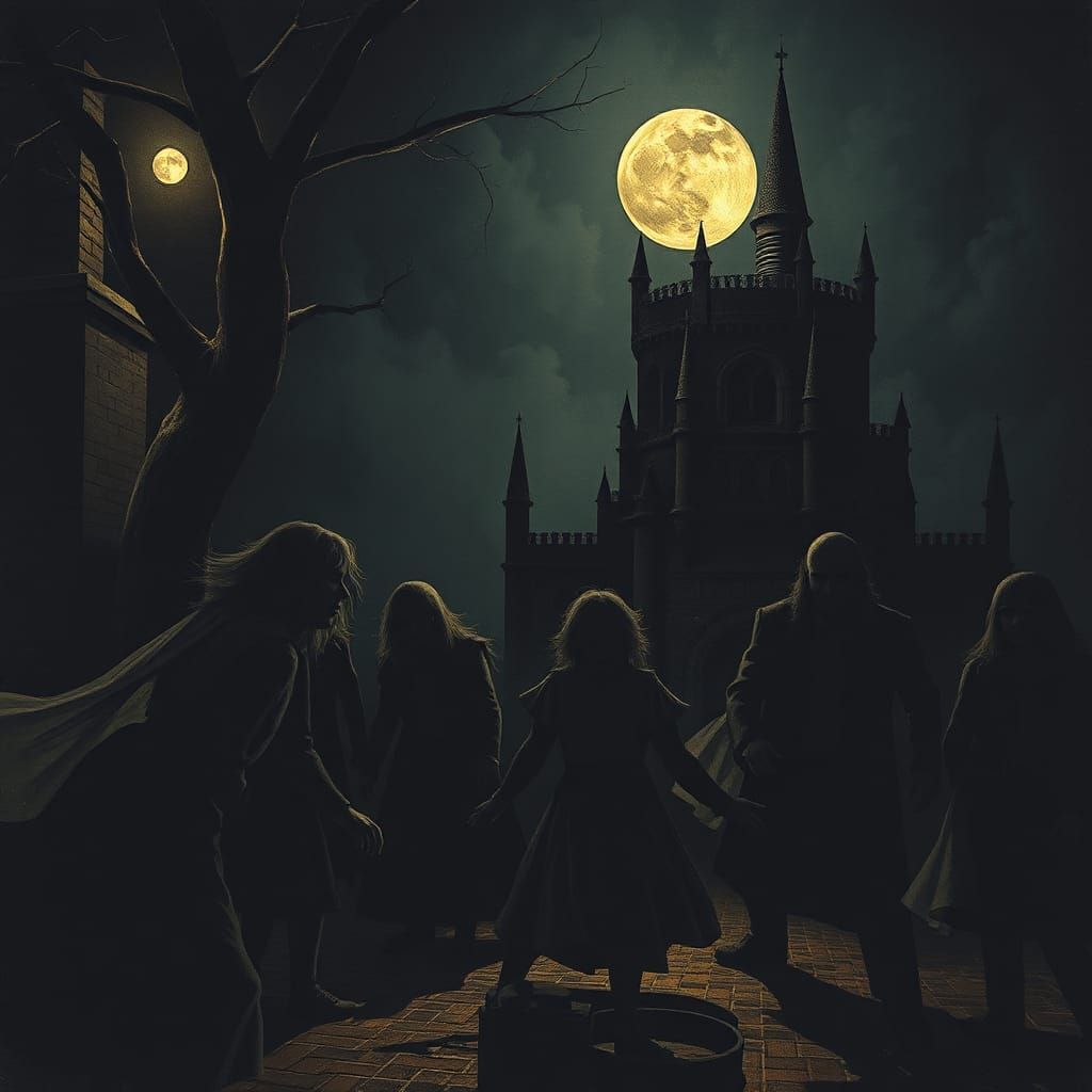 Gothic Dance in the Castle of Shadows