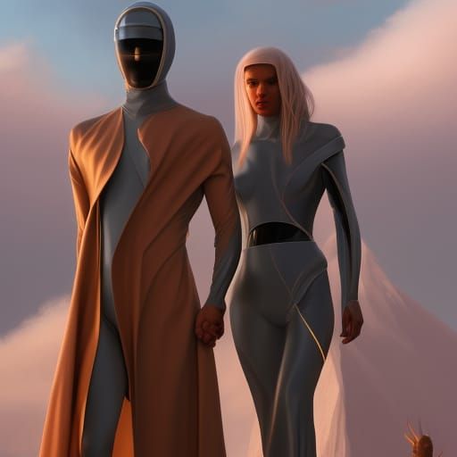 man and woman, couple