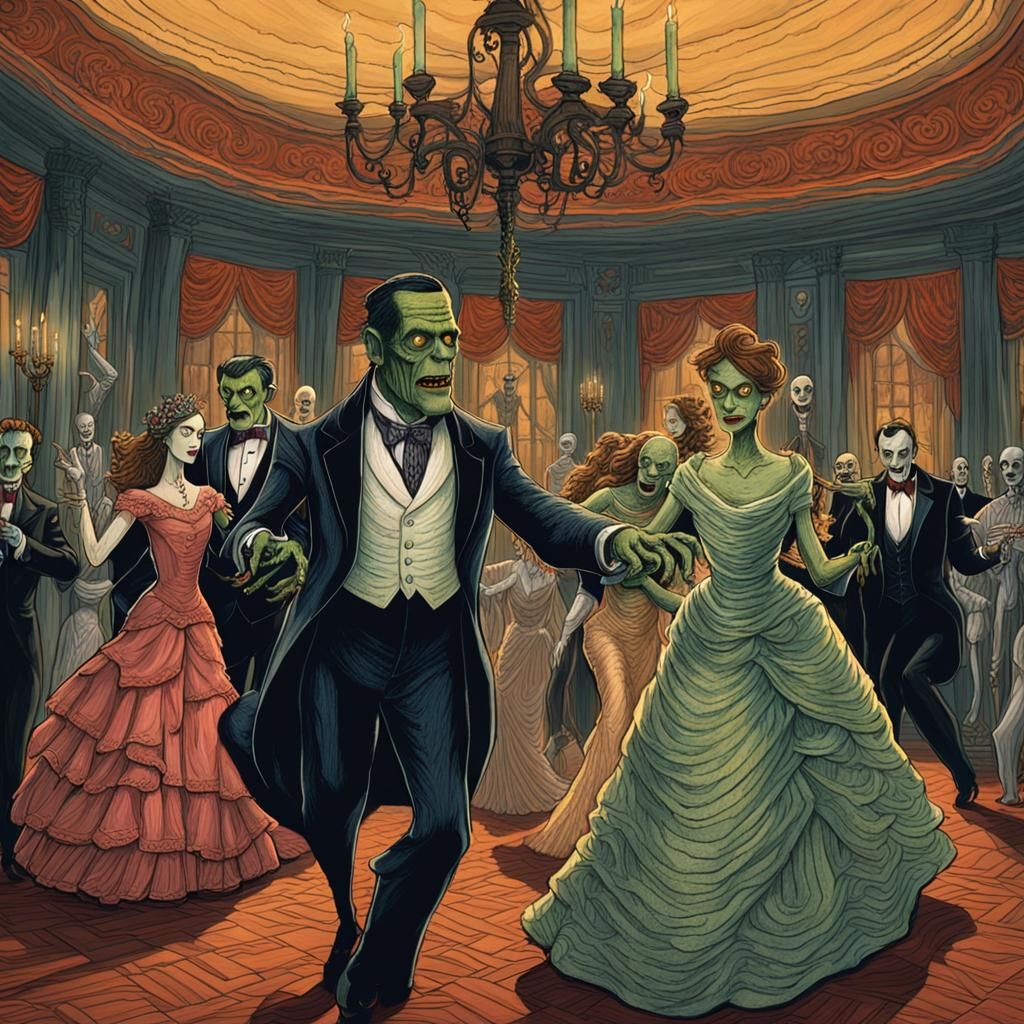 Monsters' Ball: Gothic Fantasy in Tim Burton Style