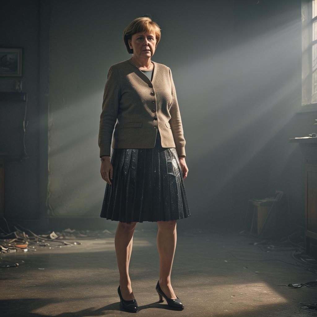 Elegant Lady in Moody Atmosphere