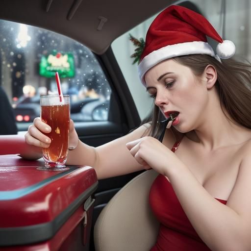 Drink-Driving Arrest on Christmas Day Concept