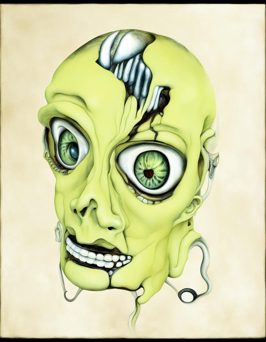 Giger Inspired Biomechanical 3D Render