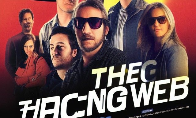 High-Tech Hacking Crew in Dimly Lit Factory