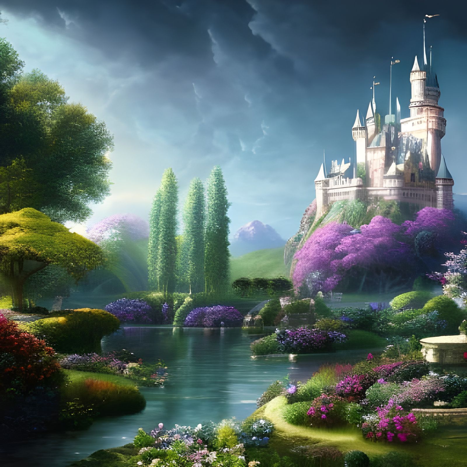 Beautiful Palace Garden