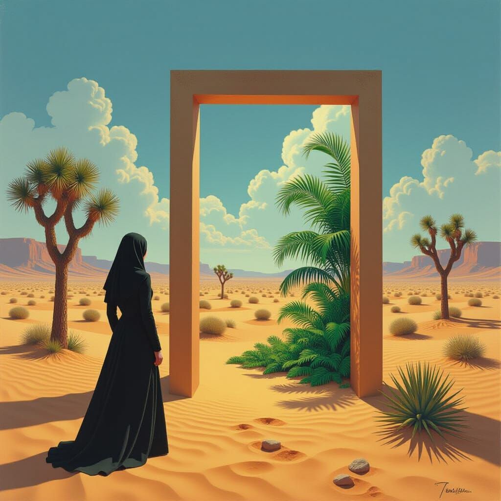 Doorway in the desert
