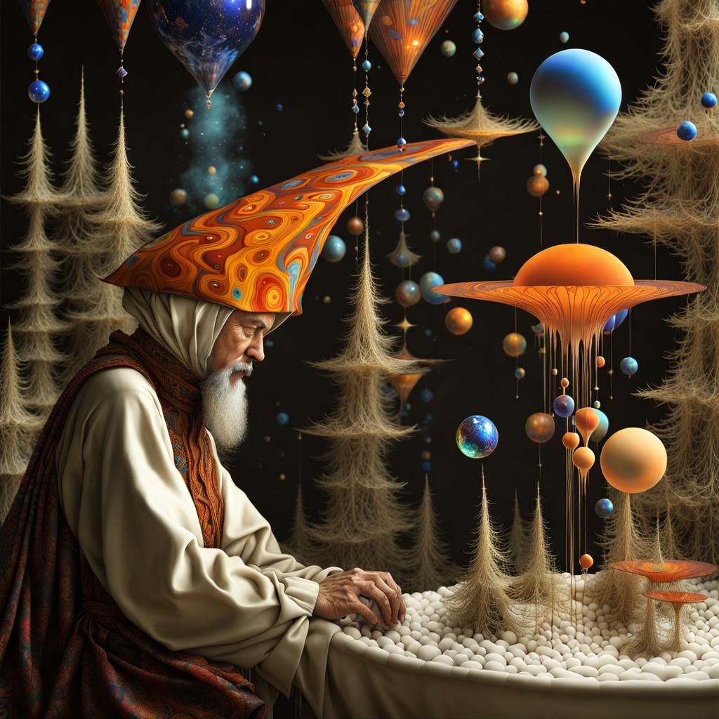 Surreal Spacetime Ripple in Photorealistic Detail