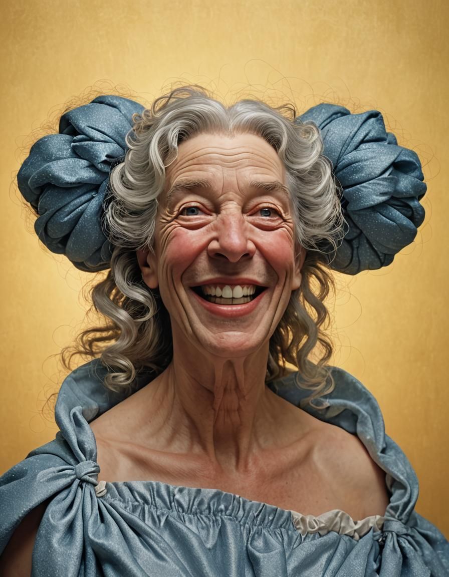 Historical Characters Party in Hyperrealism