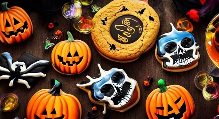Halloween Treats in Whimsical Style