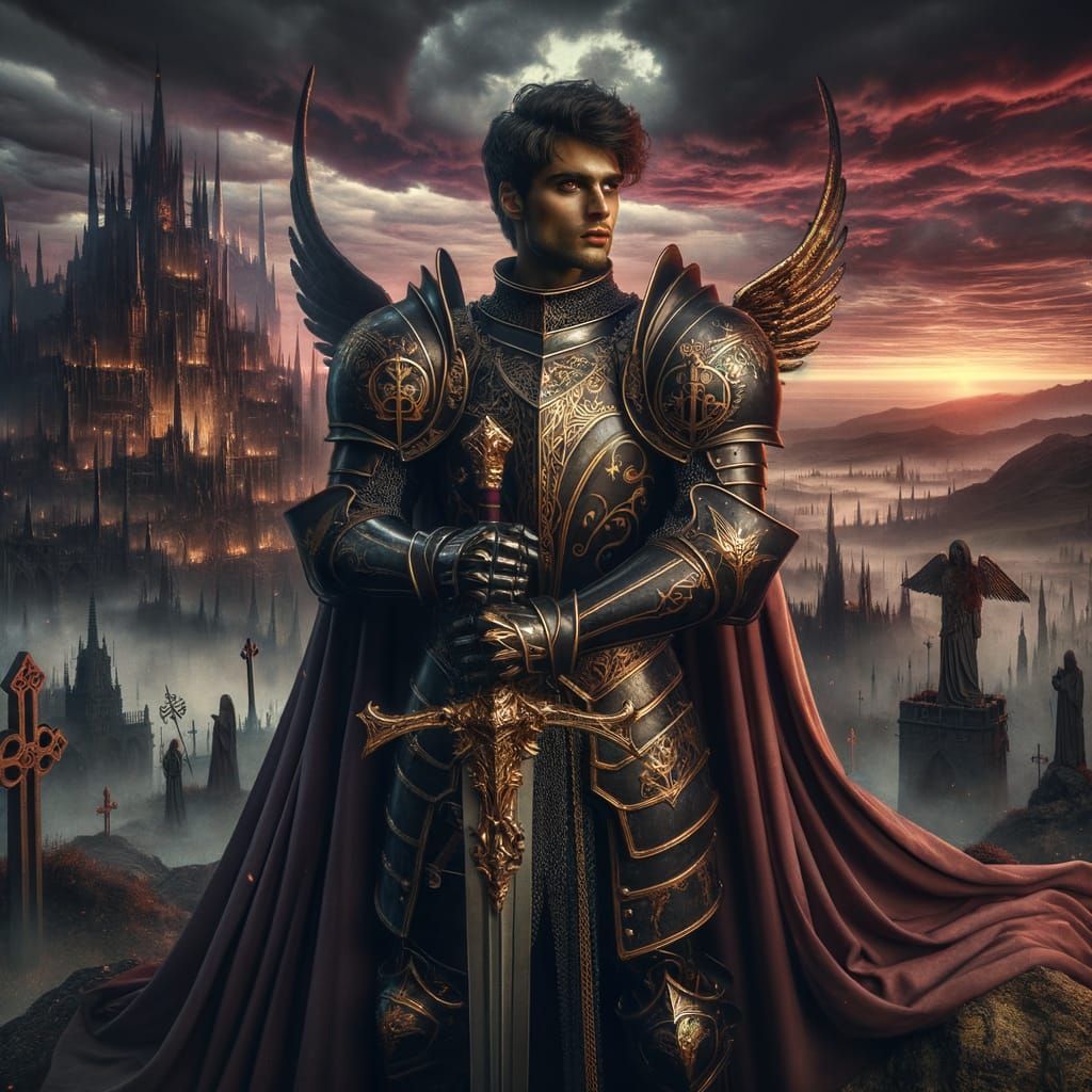 Gothic Knight Embarks on Quest for Redemption in a Ruined Wo...