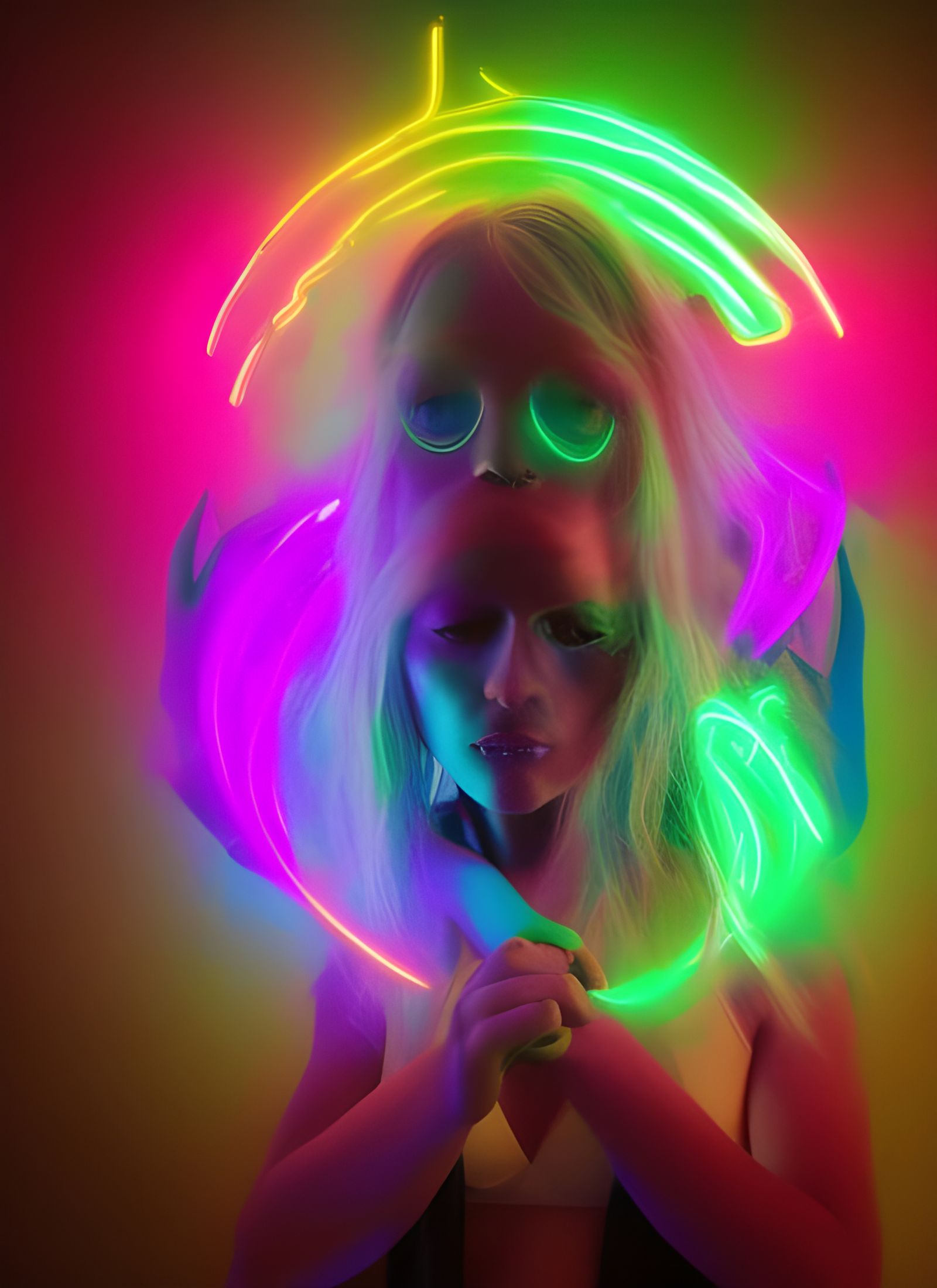 Self-Transforming Machine Elves in Neon Colors