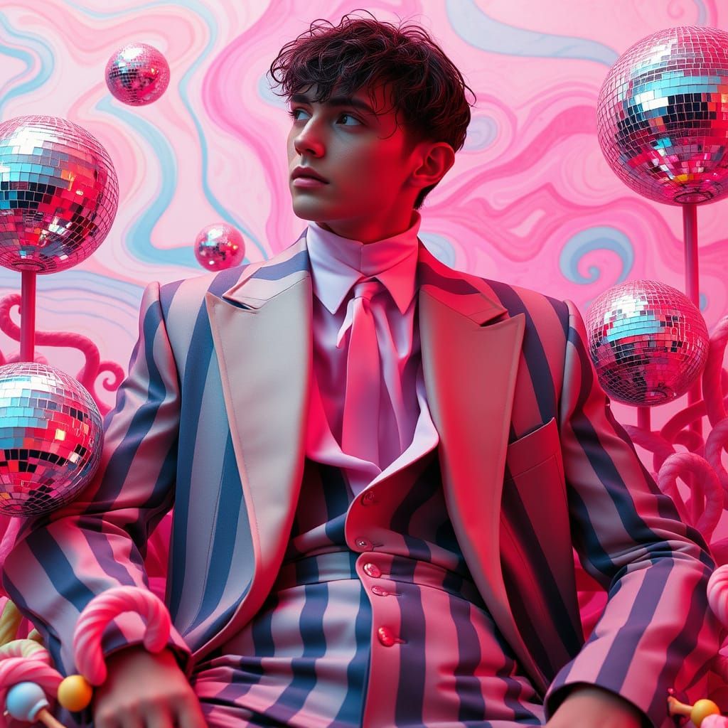 Pink Neo-noir Uomo V