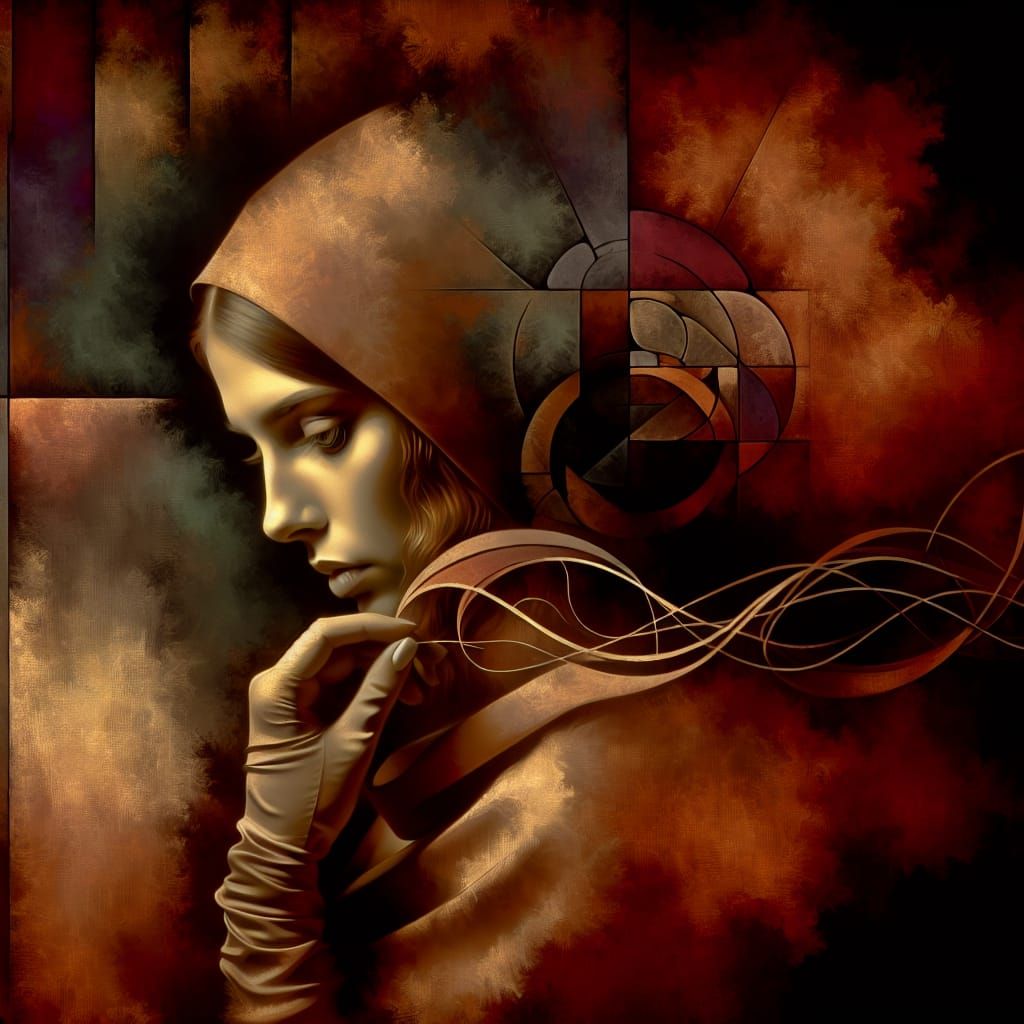 She Weaves Secrets Sierpiński Sponge