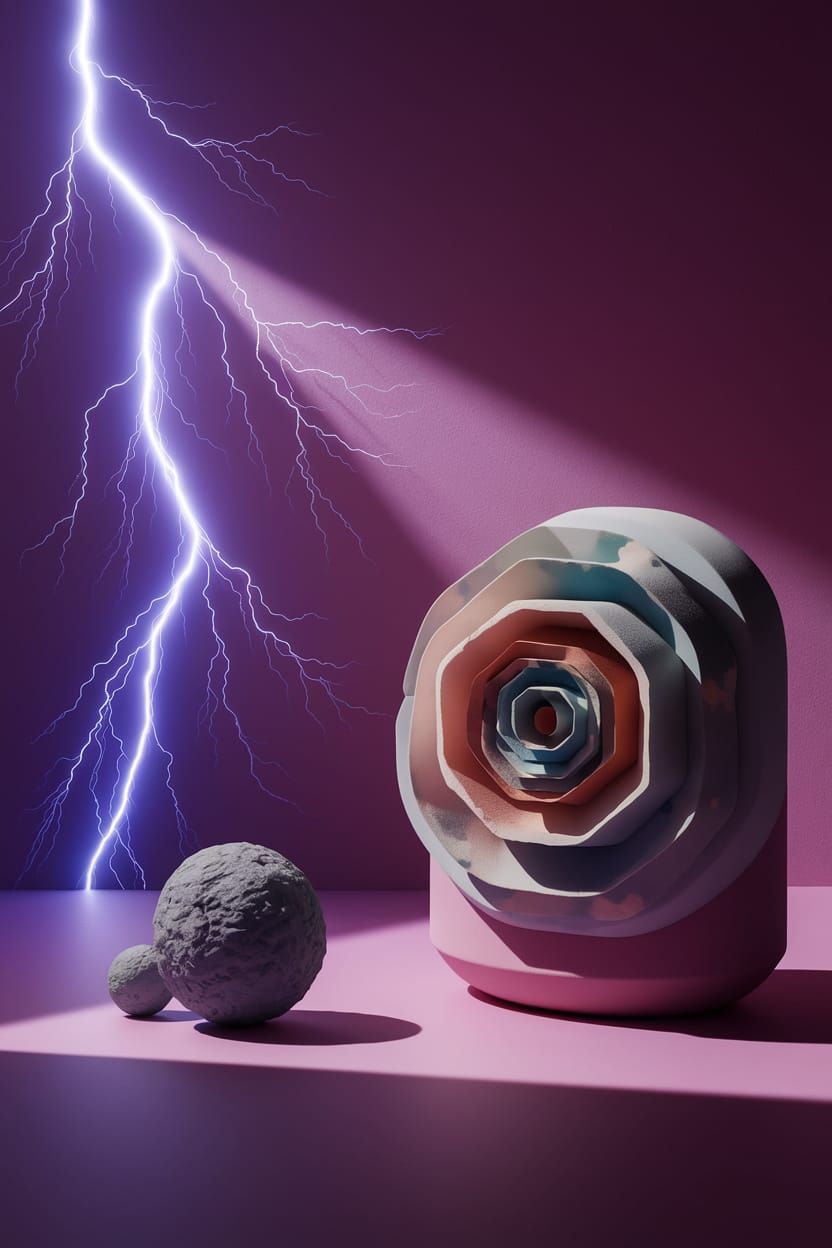 Lightning Strikes Kids Store in Impressionistic Style