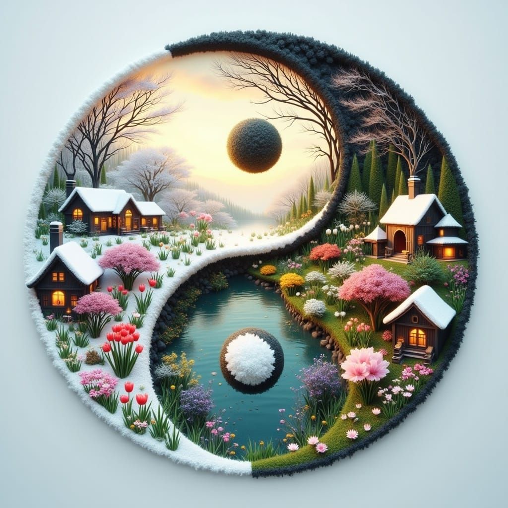 Ethereal Balance of Yin and Yang