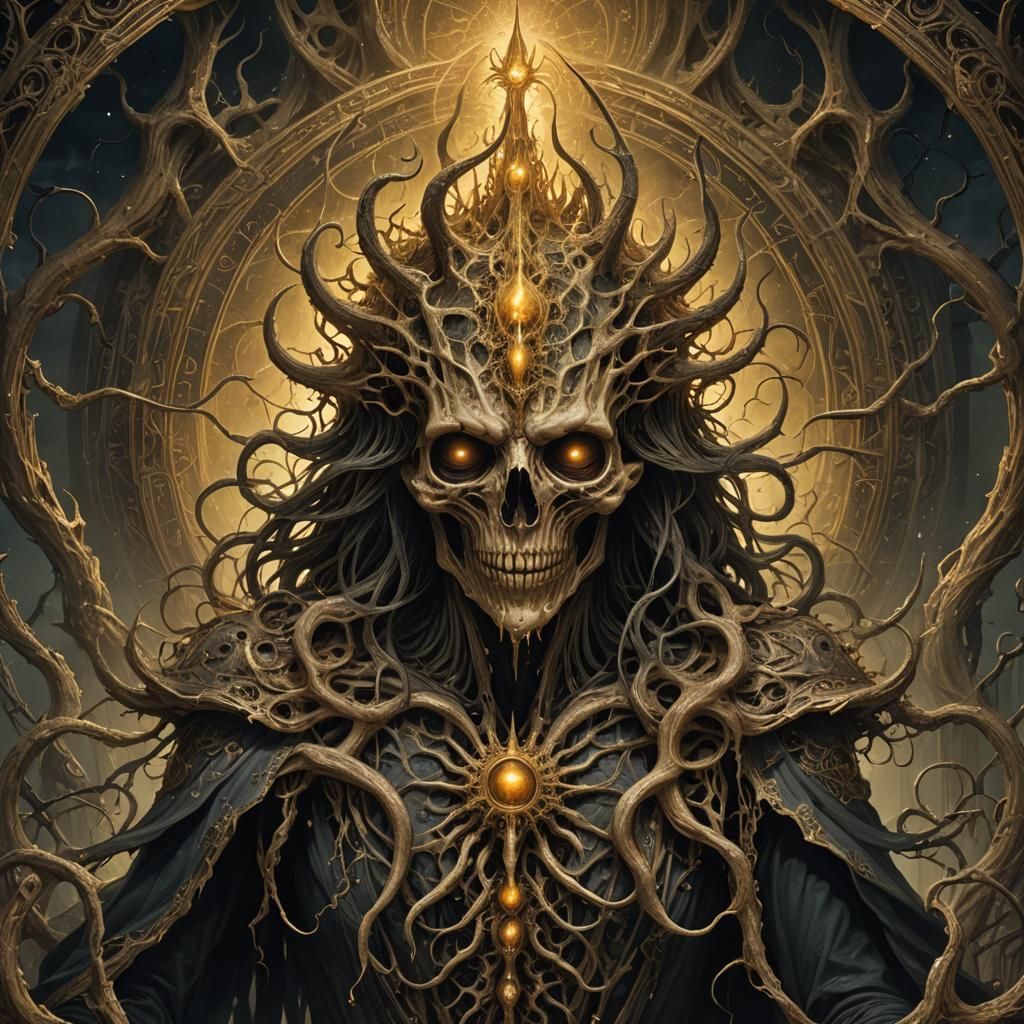 Lost Carcosa: Ethereal Lovecraftian Digital Painting