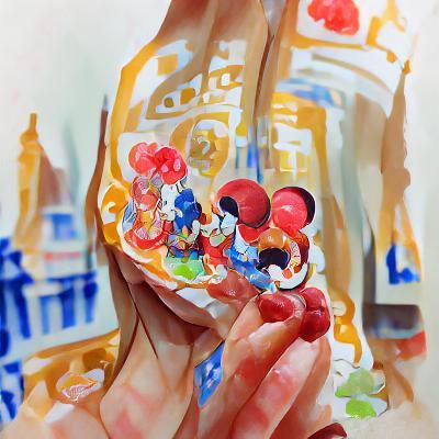 Gouache Painting in Disney Animation Style