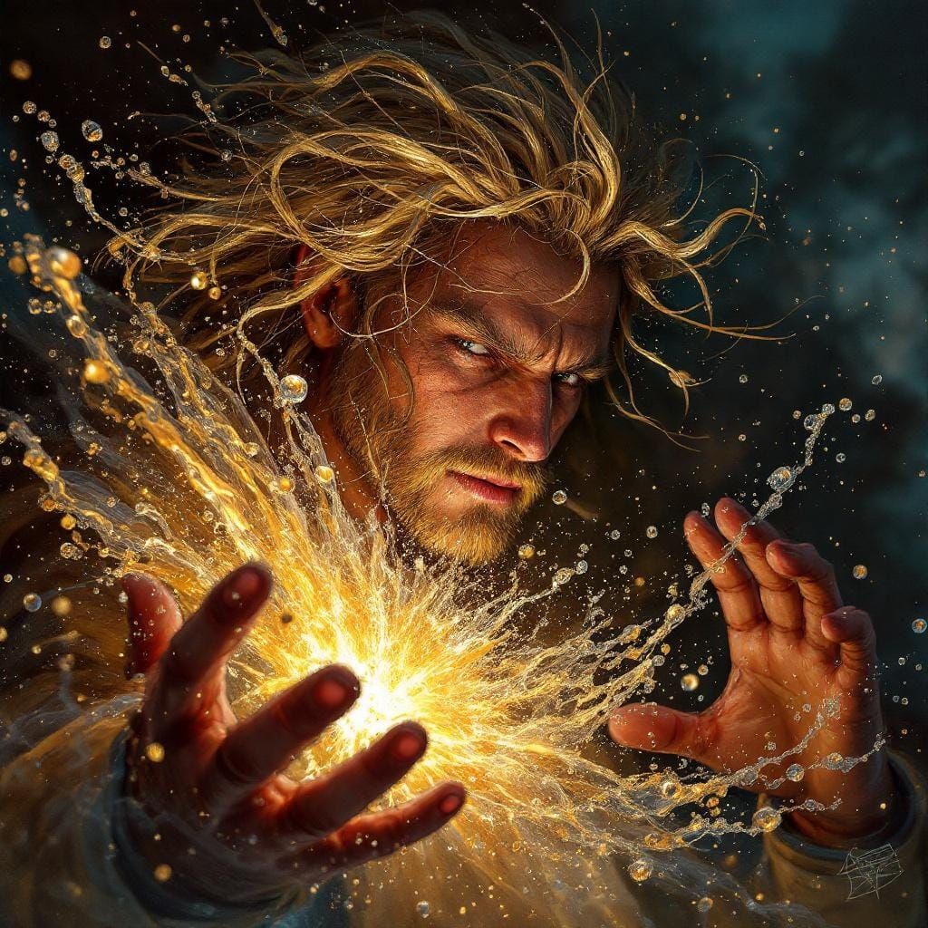 Hyperrealistic John Barleycorn's Dramatic Demise