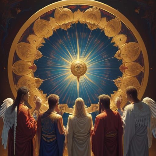 There were seven Spanish angels
At the altar of the sun
They...