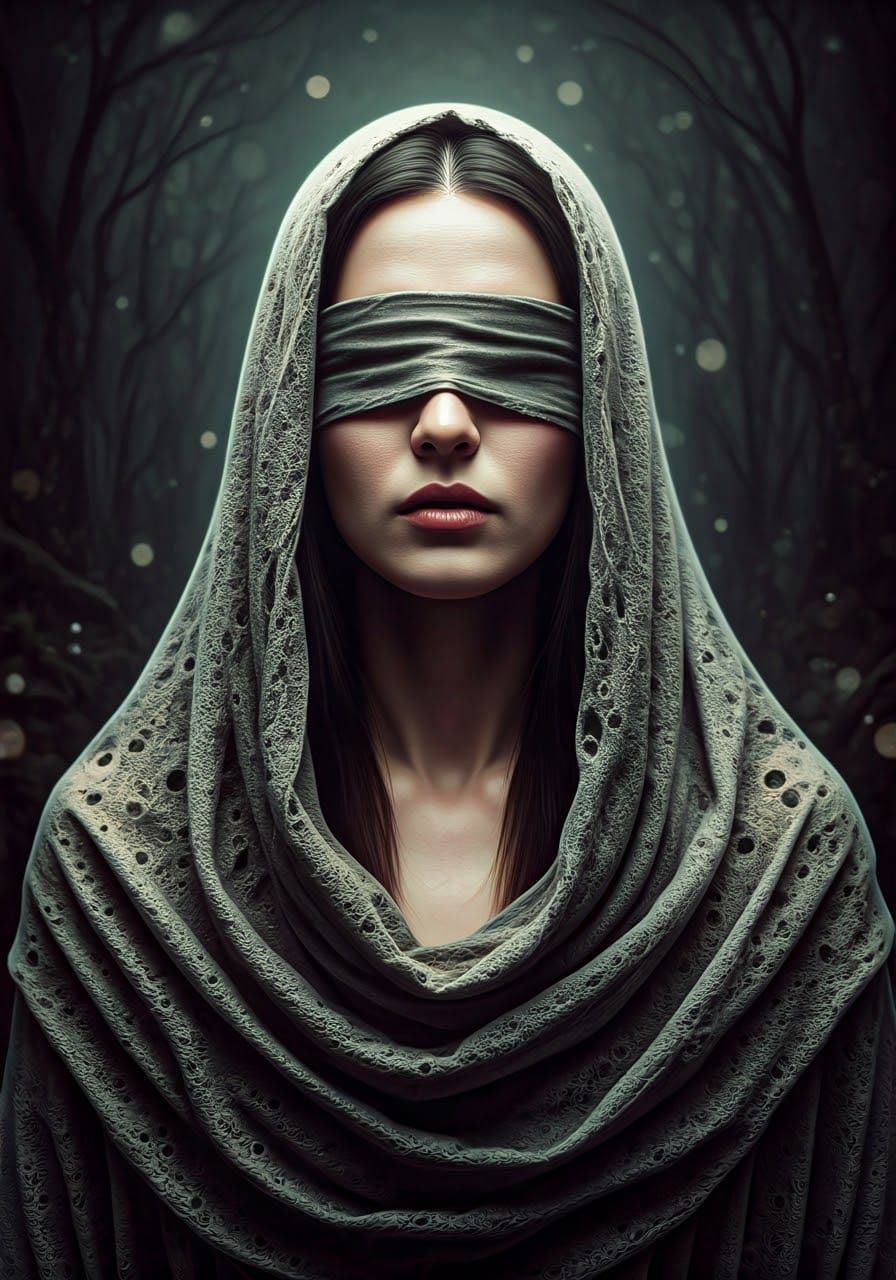 Ethereal Vision in Muted Earthy Tones