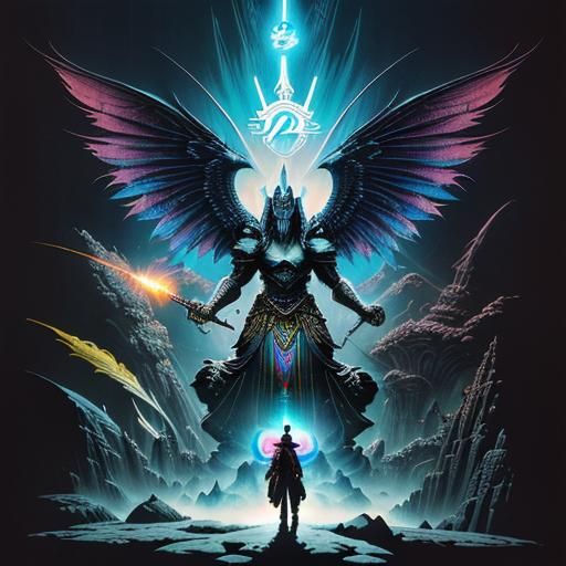 Angels and Demons in Underground Comix Style