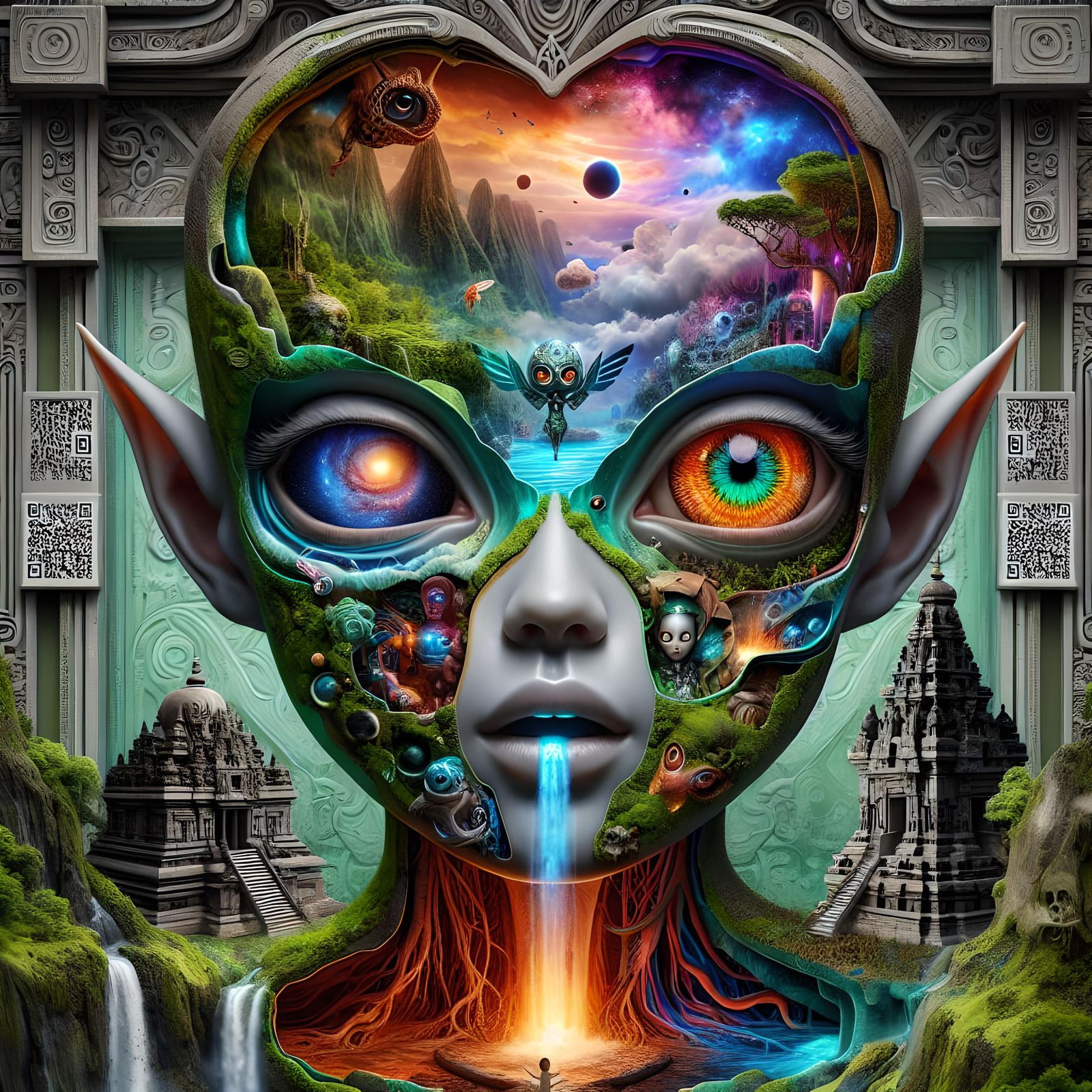 Surreal Elf Hybrid Reveals Fantasy Realm