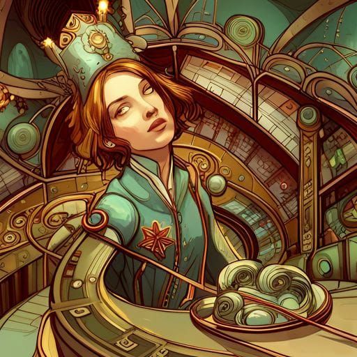 Lady as Mansion: Surreal Conceptual Art