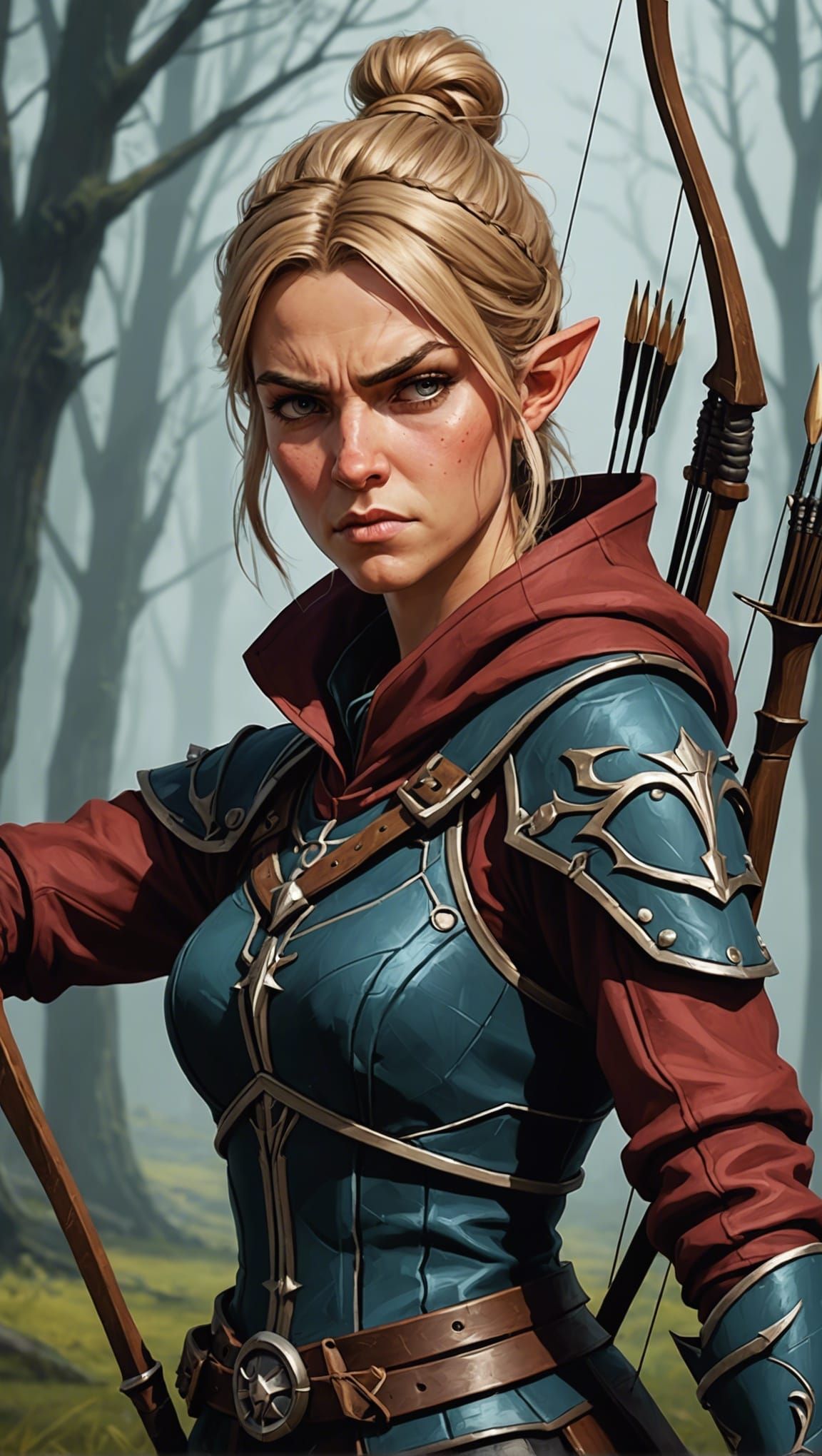 Angry Archer Rosi Hood Misses Her Shot